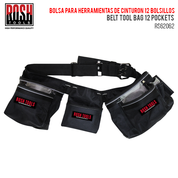 Rosh 10-Pocket Carpenter’s Workman Belt [RS62062]
