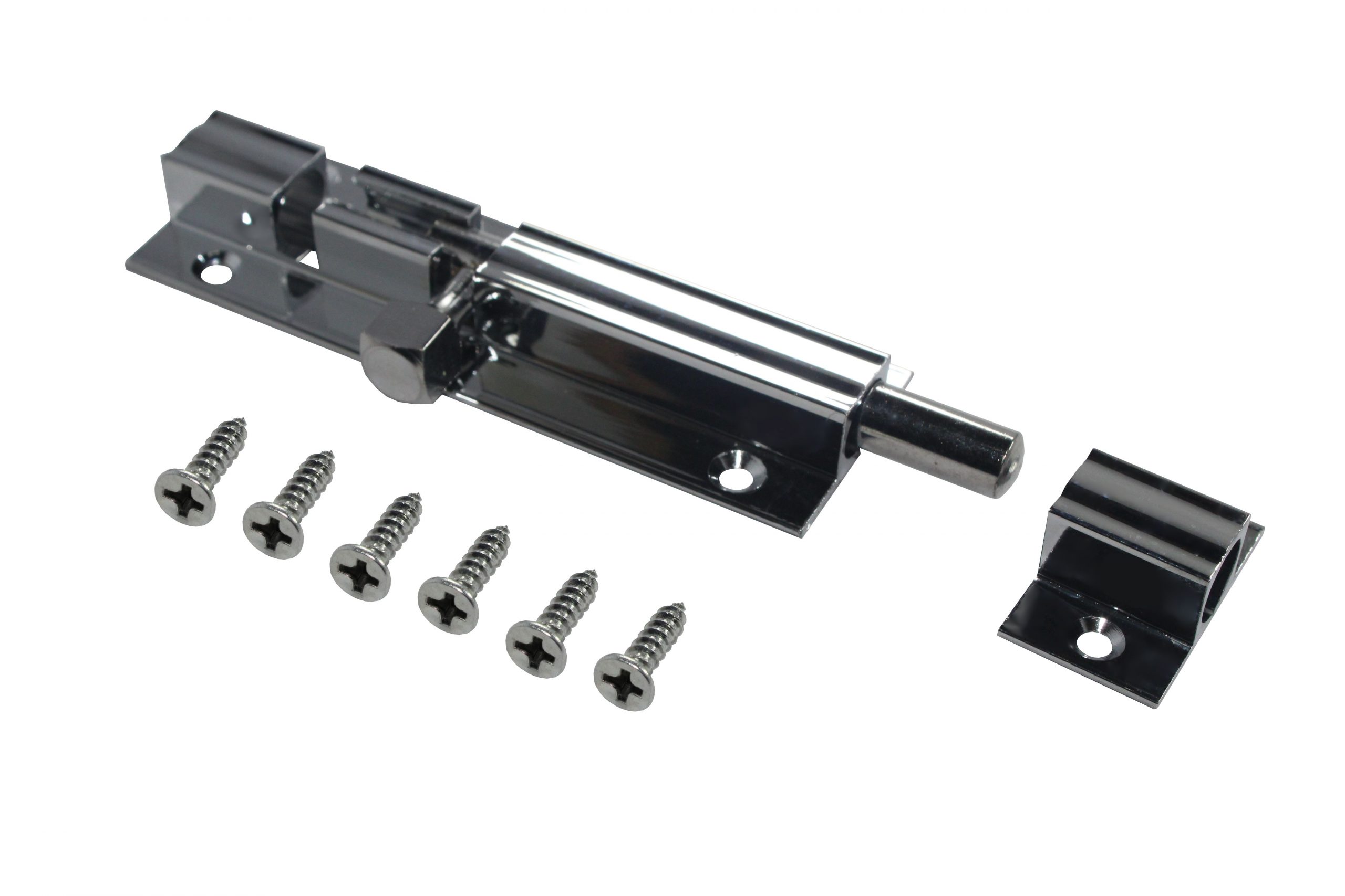 3 in. Chrome Plated Barrel Bolt