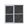 24 x 24 in. Aluminium Sliding Window