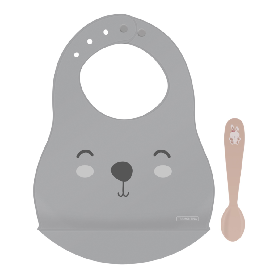 Tramontina Le Petit Children’s Kitchen Bib & Spoon Set [23797/404]