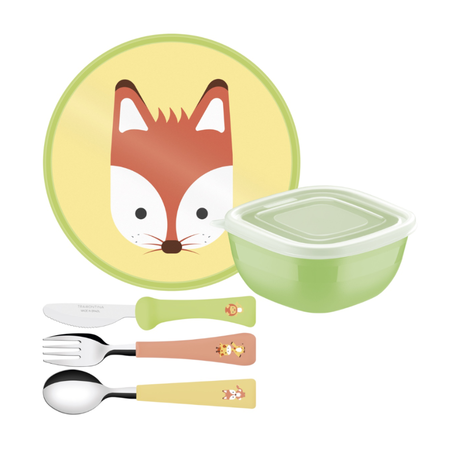 Tramontina Le Petit 5PC Children’s Kitchen Crockery Set [23797/908]