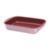Tramontina 24cm Aluminium Pink Deep Roasting Pan with Non-Stick Coating [27807/041]