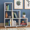 BRV White Step-Style Decorative Box Shelving Unit [BE 19-06]