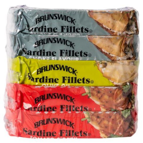BRUNSWICK FILLET SARDINES ASSRT 106G