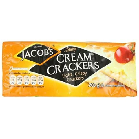 JACOBS CREAM CRACKERS 200G