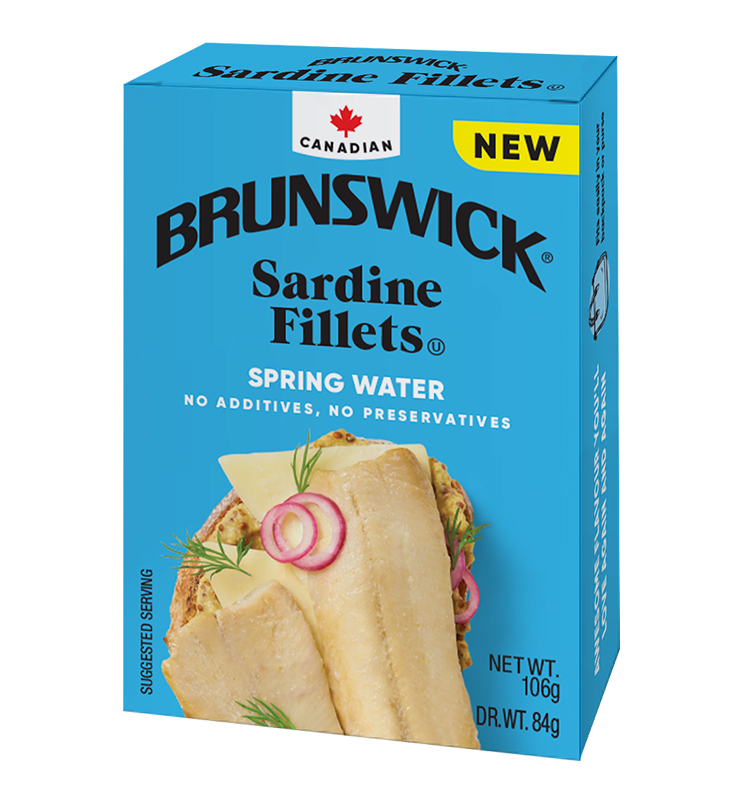 BRUNSWICK SARDINE FILLET SPRING WATER 106G