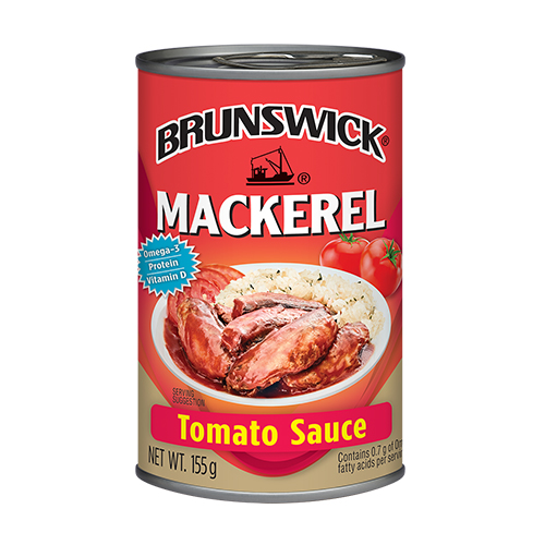 BRUNSWICK MACKEREL IN T/SAUCE 155G