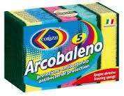 CORAZZI ARCOBALENO SCOURING SPONGE 5PC