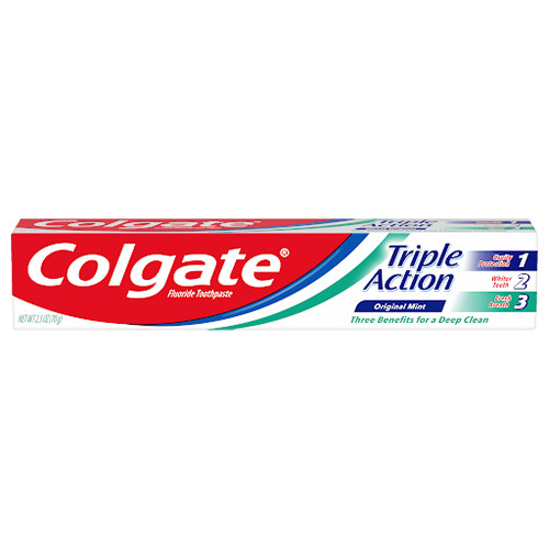COLGATE TRIPLE ACTION TOOTHPASTE 70G (2.5oz)