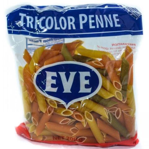 EVE MACARONI TRICOLOR PENNE 200G
