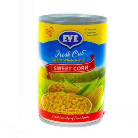 EVE WHOLE KERNEL SWEET CORN 425G