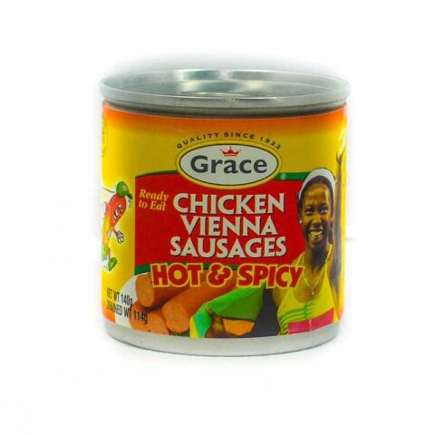 GRACE HOT & SPICY CHICKEN VIENNA SAUSAGE 140G
