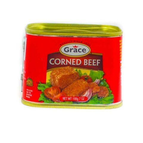 GRACE CORNED BEEF 198G