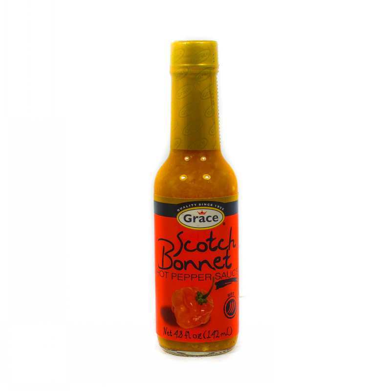 GRACE SCOTCH BONNET HOT PEPPER SAUCE (YELLOW) 142ML