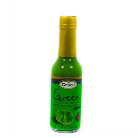 GRACE SCOTCH BONNET HOT PEPPER SAUCE (GREEN) 142ML