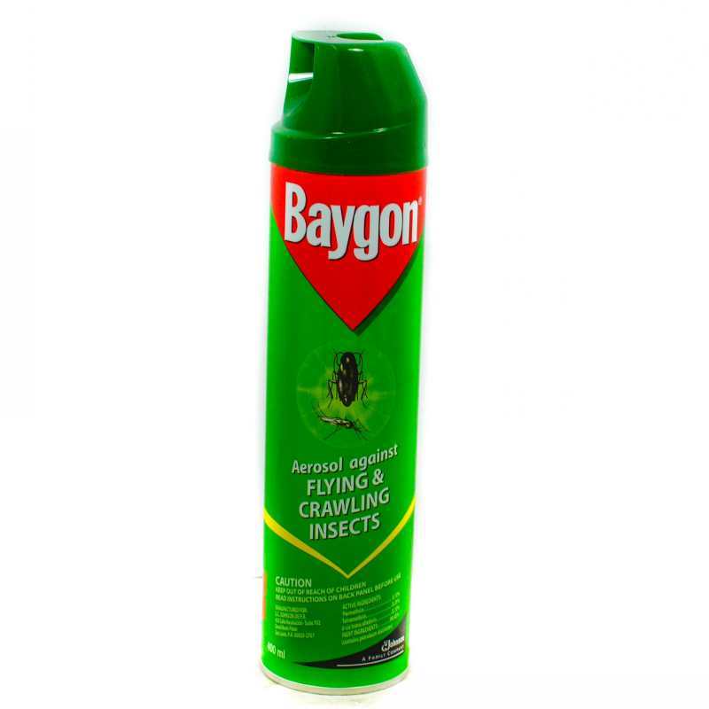 BAYGON AEROSOL FLYING CRAWLING 400ML