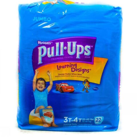 HUGGIES PULL-UPS T/PANTS 3T-4T GIRL 22’S
