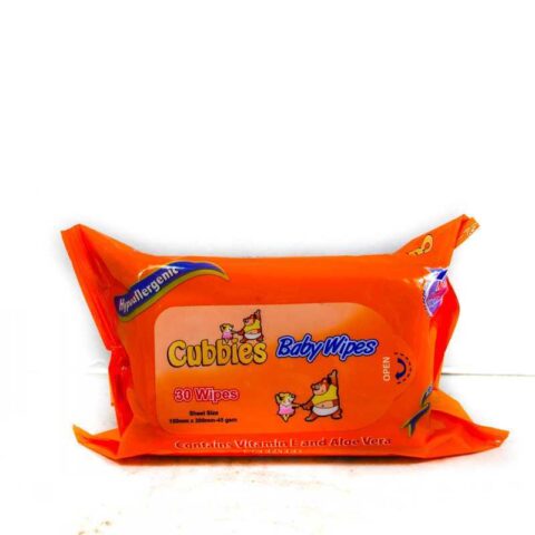 CUBBIES BABY WIPES TRAVEL PACK 30’S