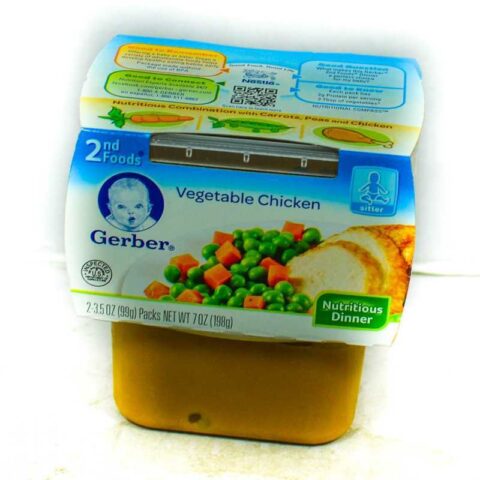 GERBER 2ND FOODS VEGETABLE CHICKEN 2PK 198G