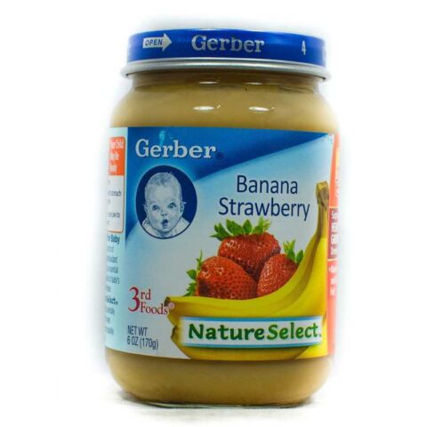 GERBER 3RD FOODS BANANA STRAWBERRY 170G