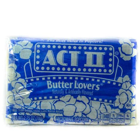 ACT2 MICROWAVE POPCORN B/LOVER 78g