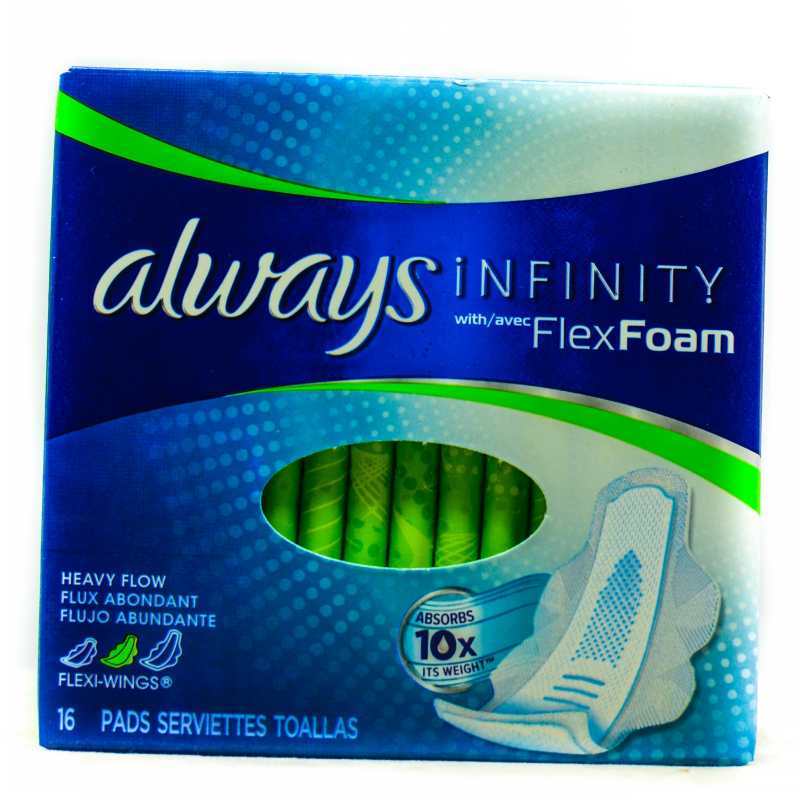 ALWAYS INFINITY SIZE 2 HEAVY 16'S