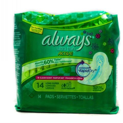 ALWAYS ULTRA THIN U/L FRESH 14’S