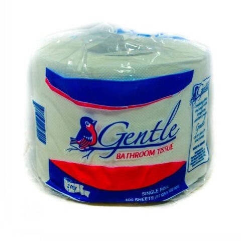 GENTLE TOILET TISSUE 400SHT SINGLES