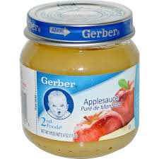 GERBER 2ND FOODS APPLESAUCE 113G