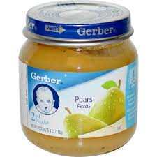 GERBER 2ND FOODS PEAR 113G