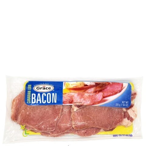 GRACE CANADIAN LOIN BACON 225G