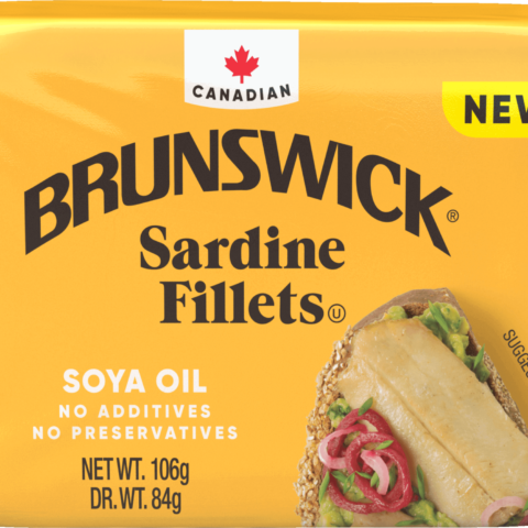 BRUNSWICK SARDINE FILLETS ( YELLOW BAG) SOYA OIL 106G