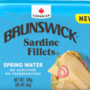 BRUNSWICK SARDINE FILLETS ( BLUE BAG NEW) IN SPRING WATER 106G