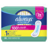 ALWAYS ULTRA THIN 100% LEAK-FREE 22PK