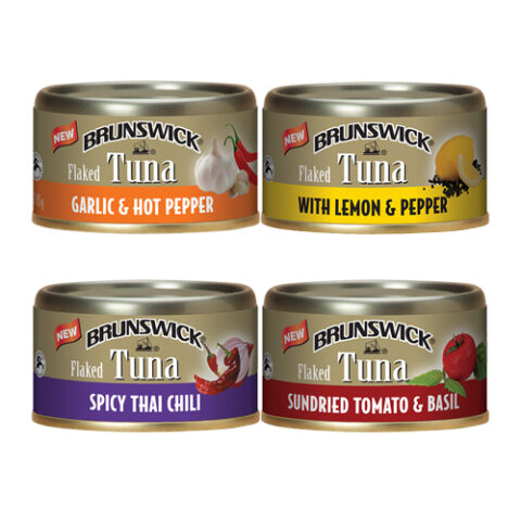 BRUNSWICK FLAKED ASSRT. TUNA 85G