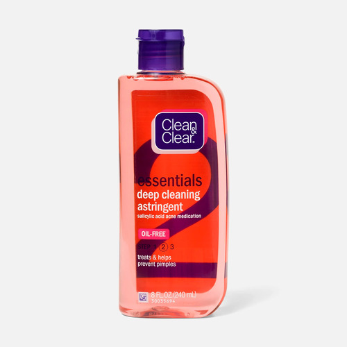 CLEAN &amp; CLEAR D/CLEANING ASTRINGENT OIL-FREE STEP2 8oz (240ml)