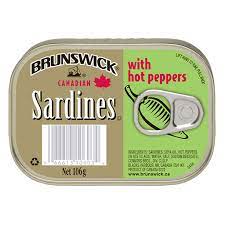 BRUNSWICK SARDINE HOT PEPPER 106G
