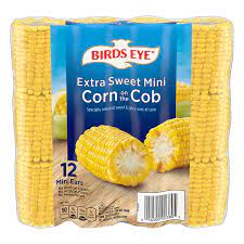 BIRDS EYE EXTRA SWEET MINI CORN COB 12ct