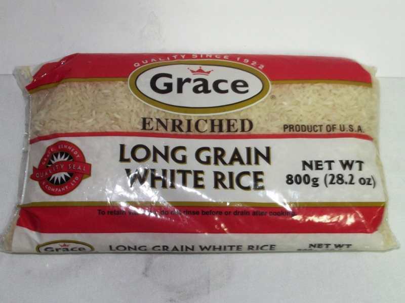 GRACE LONG GRAIN WHITE RICE 800G