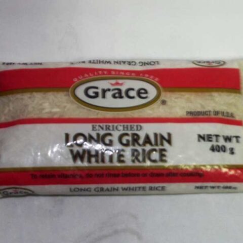 GRACE LONG GRAIN WHITE RICE 400G