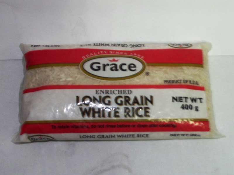 GRACE LONG GRAIN WHITE RICE 400G