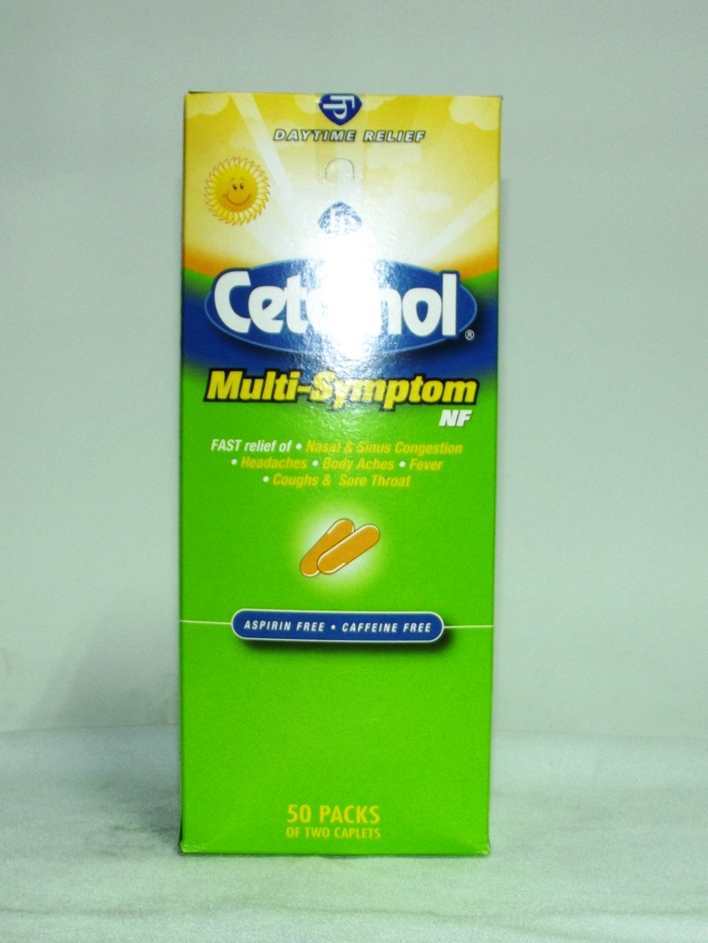 CETAMOL M/SYMPTON D/TIME RELIEF 50X2