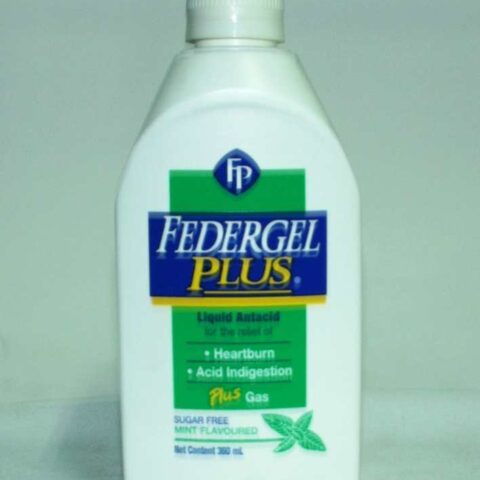 FEDERGEL PLUS LIQUID ANTACID 360ML