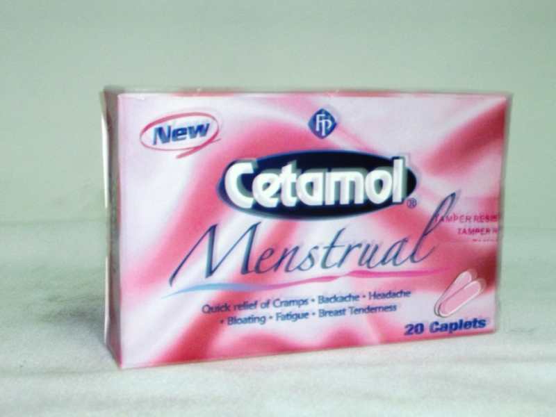 CETAMOL MENSTRUAL NEW 20'S