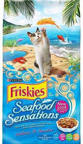 FRISKIES CAT FOOD (DRY) SEAFOOD SENSATION 1.42KG