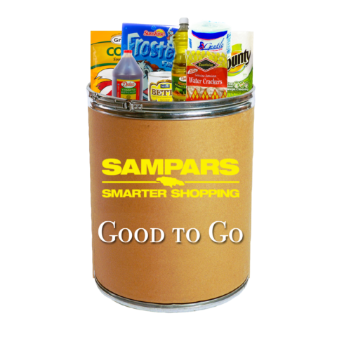 Goods to Go Barrel Packed