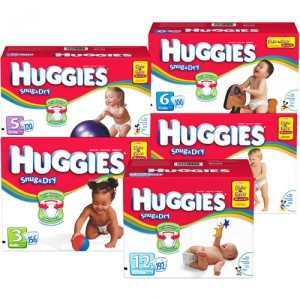 HUGGIES BABY DIAPERS SNUG & DRY STAGE 3