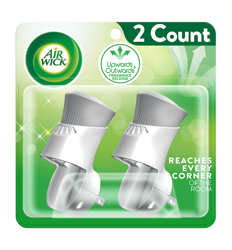 AIRWICK SCENTED OIL WARMER 2'S