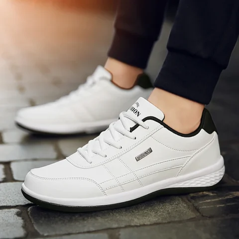Men’s shoes 2024 trend breathable fashion all-match casual sports shoes outdoor non-slip flat shoes trend casual breathable shoe