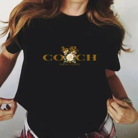 Spring/Summer 2026 Women’s T-shirt Luxury Printed O-neck Top Pattern Short Sleeve Hip Hop T-shirt Women’s Summer Alphabet